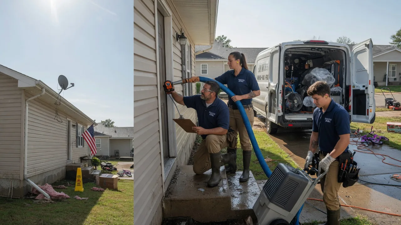 Ceiling Water Damage Restoration in Gorman, TX near me